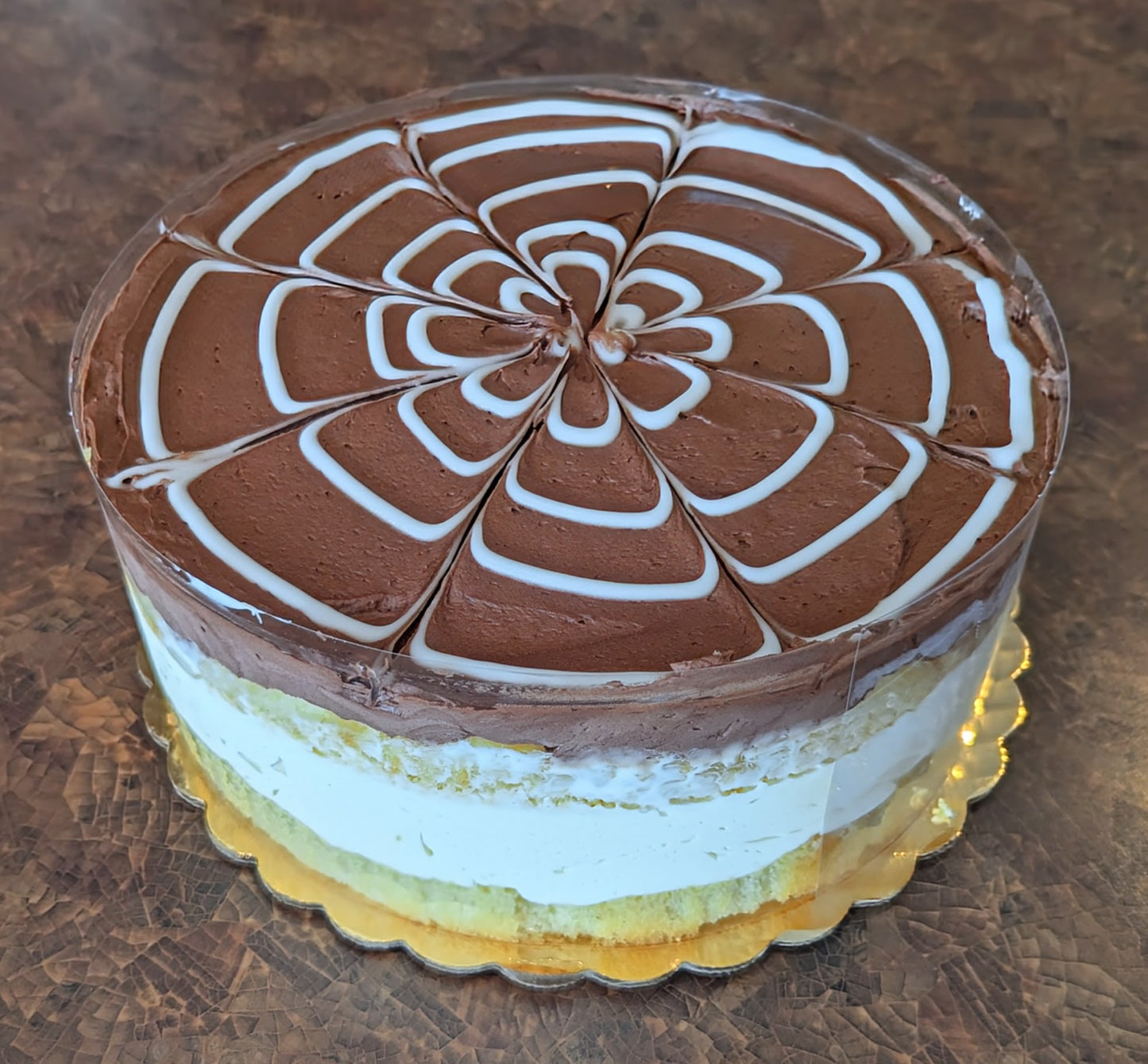 Continental Pastries & Deli Boston Cream Pie – Lakeside Florist, Battle Creek MI