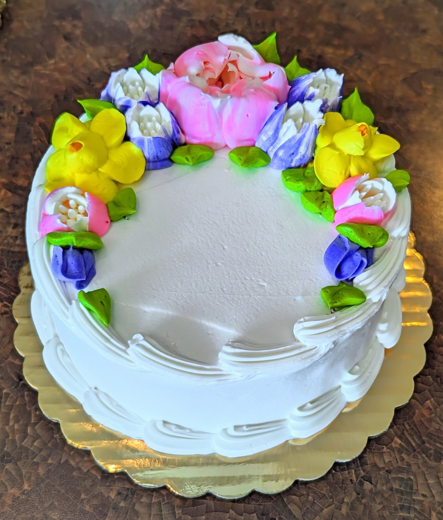 Continental Pastries & Deli Celebration Cake – Lakeside Florist, Battle Creek MI