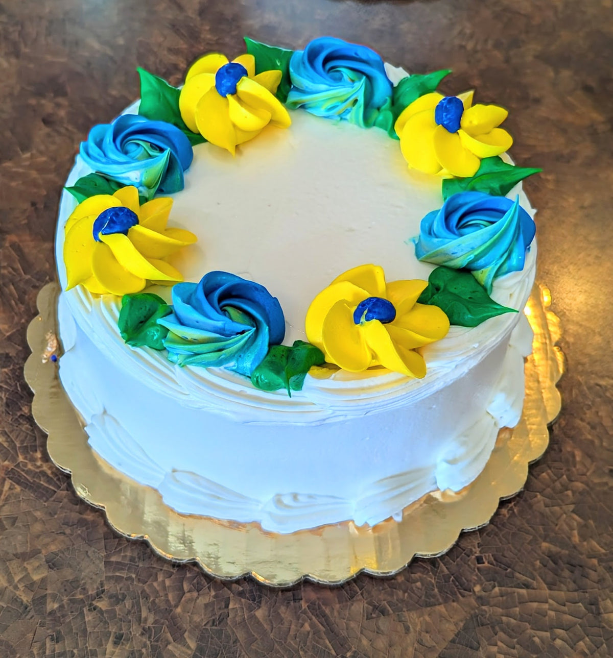 Continental Pastries & Deli Festive Cake – Lakeside Florist, Battle Creek MI