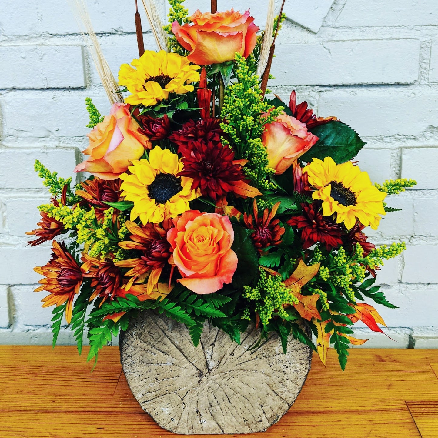 Autumn Cabin – Lakeside Florist, Battle Creek MI