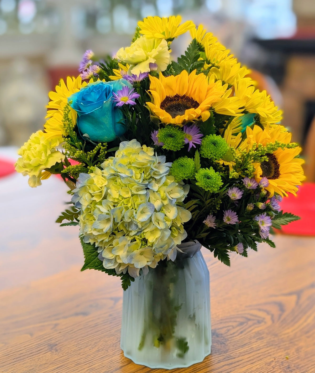 Blue Raspberry Bouquet – Lakeside Florist, Battle Creek MI