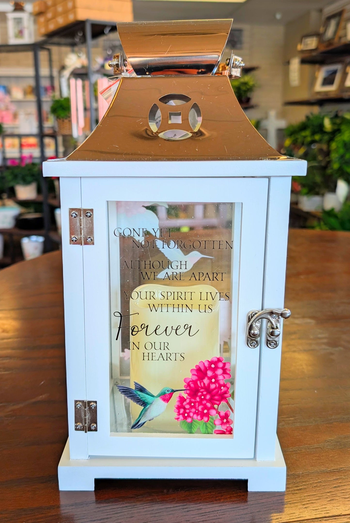 Humming Bird Lantern – Lakeside Florist, Battle Creek MI