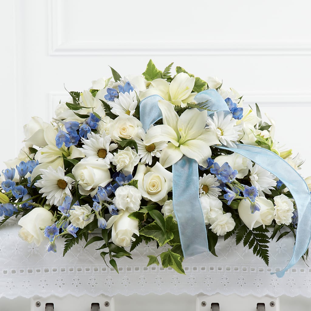 Tender Treasure Casket Spray – Lakeside Florist, Battle Creek MI