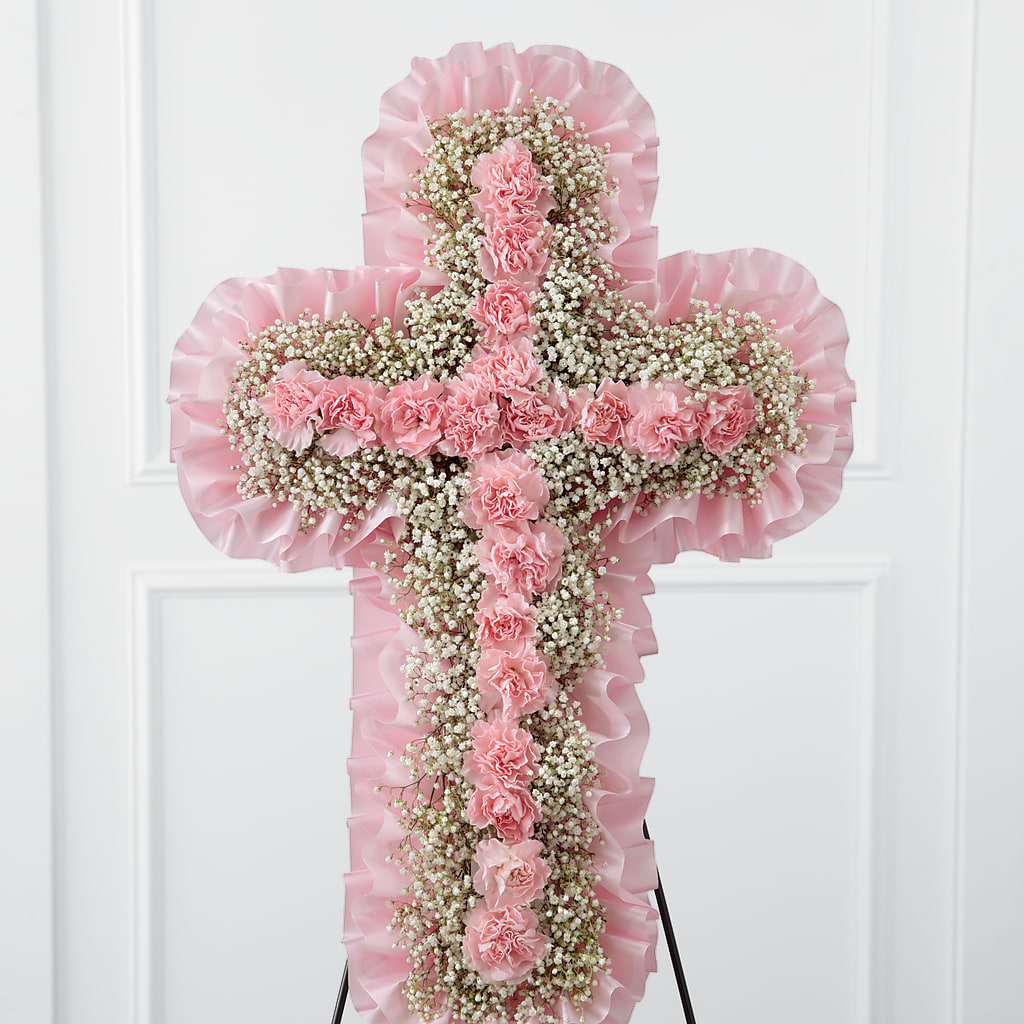 Angel's Cross Easel – Lakeside Florist, Battle Creek MI