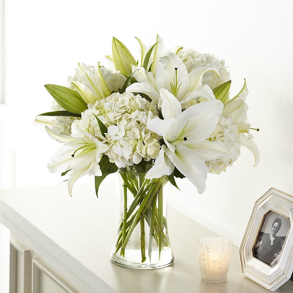 Compassionate Lily Bouquet – Lakeside Florist, Battle Creek MI