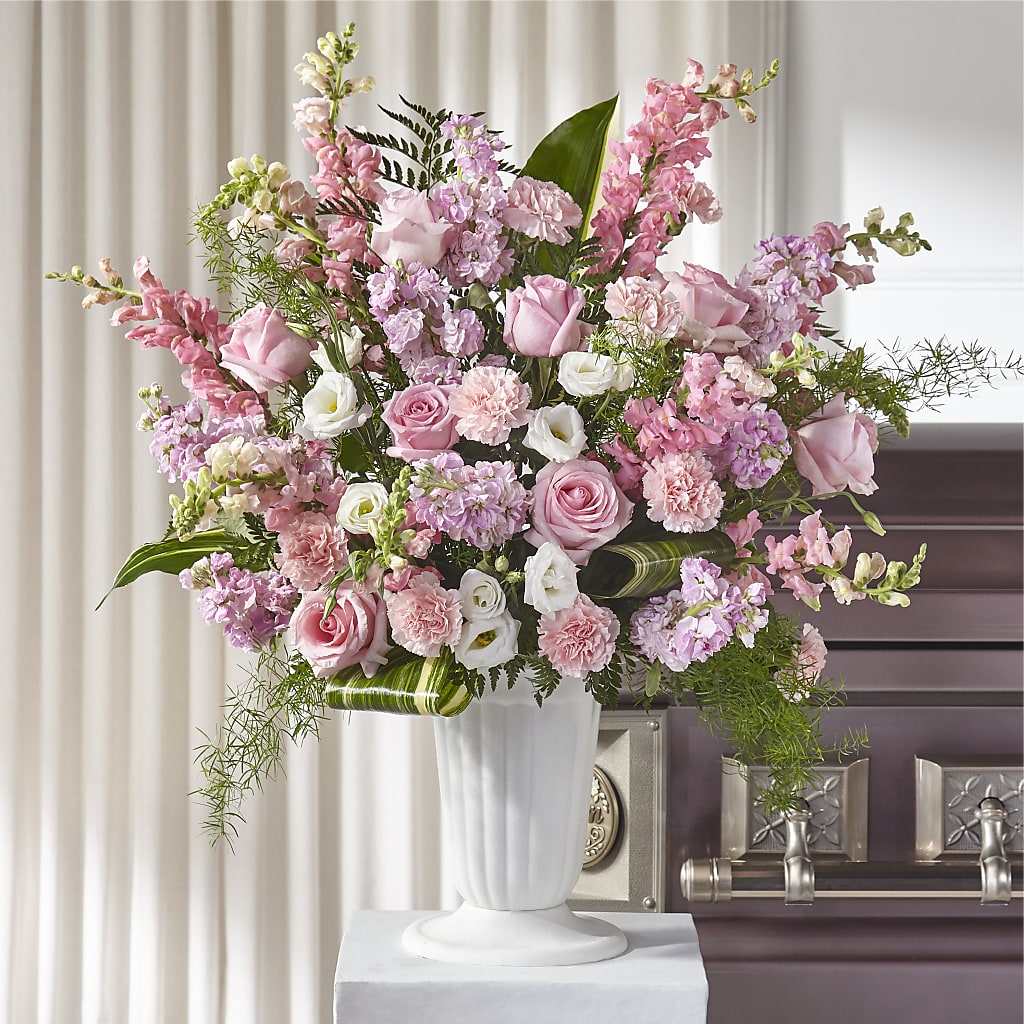 Divine Comfort Arrangement – Lakeside Florist, Battle Creek MI