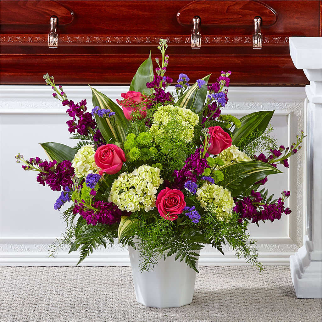 Beautiful Horizons Floor Basket – Lakeside Florist, Battle Creek MI