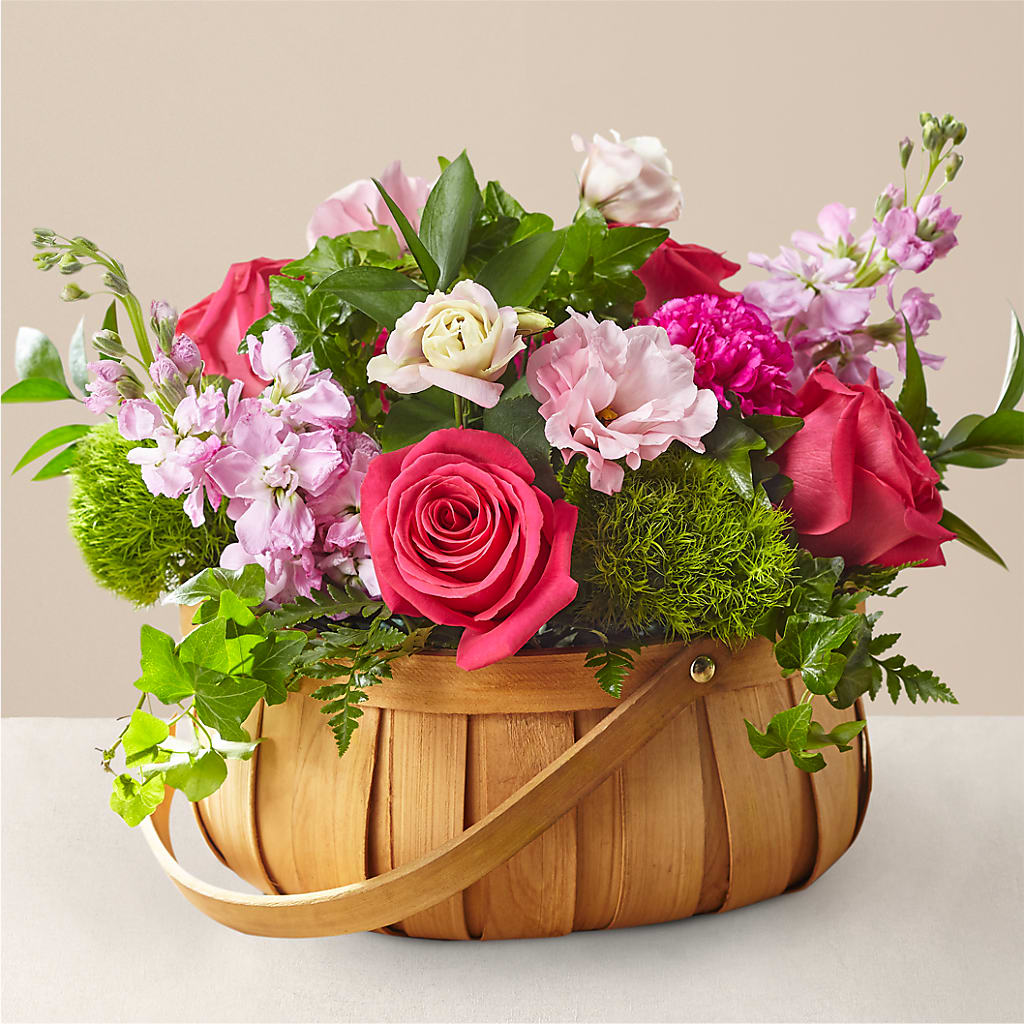 Radiance in Bloom Basket – Lakeside Florist, Battle Creek MI