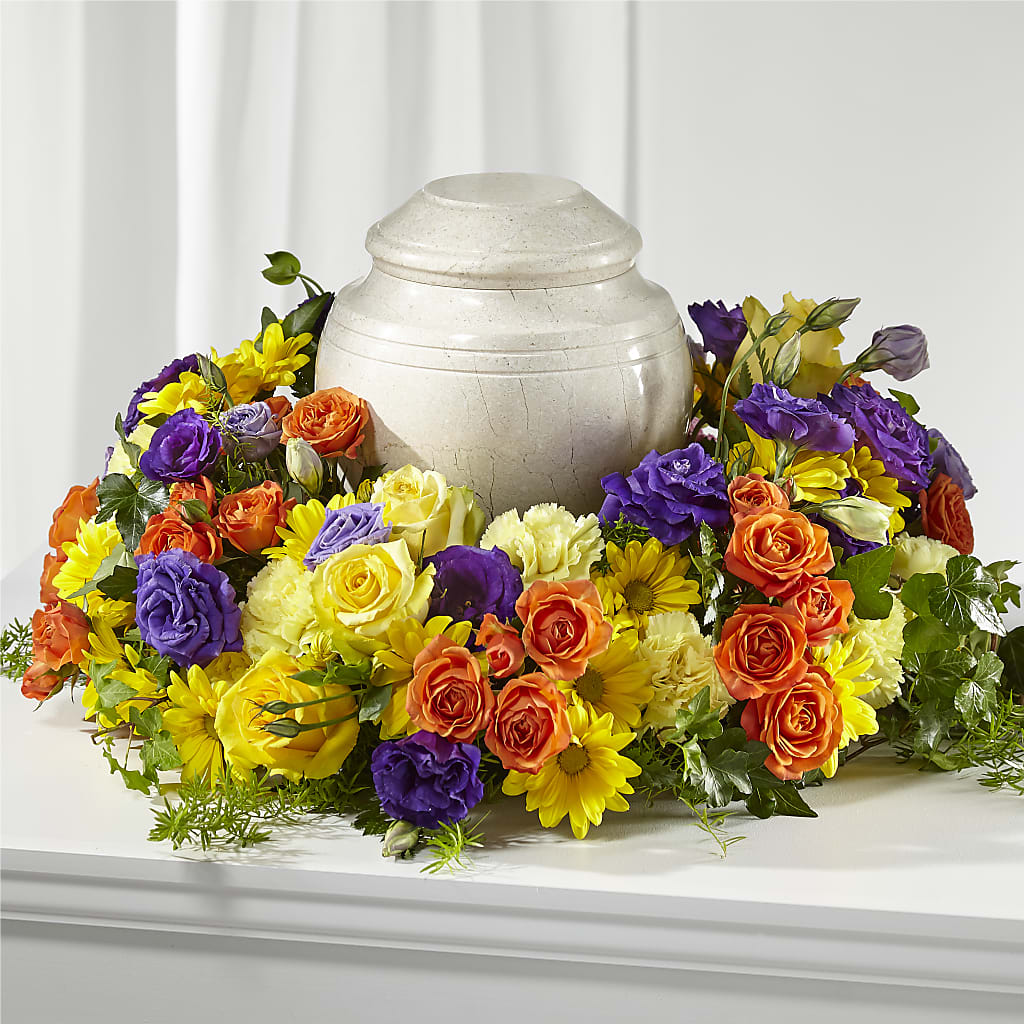 Blossoms of Remembrance Cremation Adornment – Lakeside Florist, Battle Creek MI