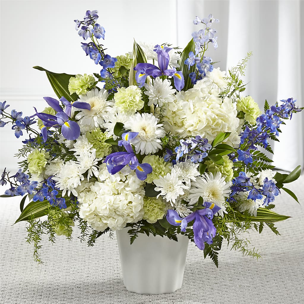 Soft Serenity Floor Basket – Lakeside Florist, Battle Creek MI