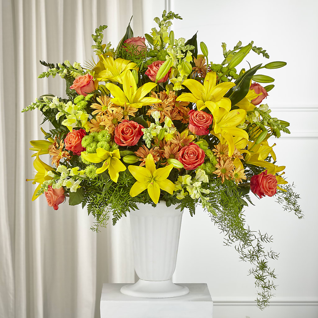 Fall Sentiments Arrangement – Lakeside Florist, Battle Creek MI