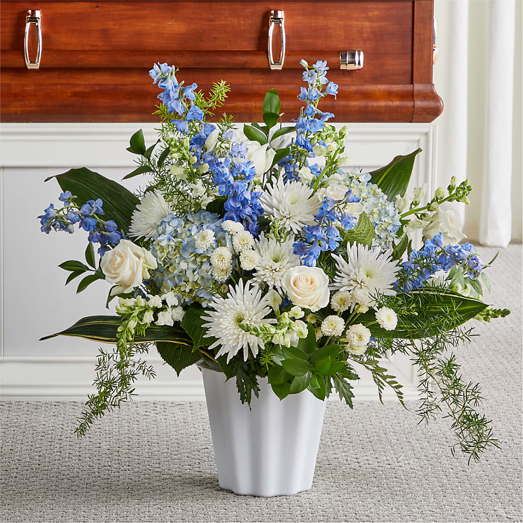 Everlasting Memories Floor Basket – Lakeside Florist, Battle Creek MI