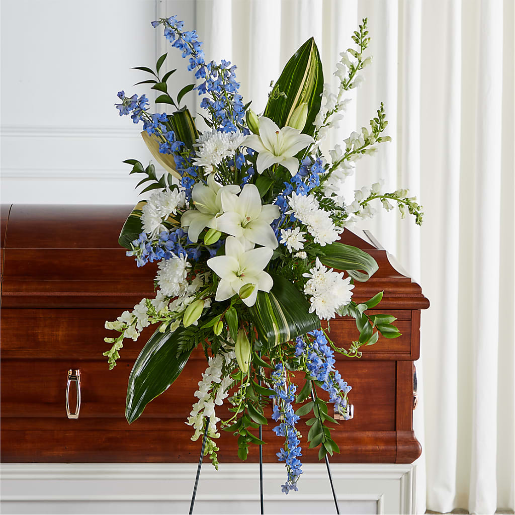 Eternal Impressions Standing Spray – Lakeside Florist, Battle Creek MI
