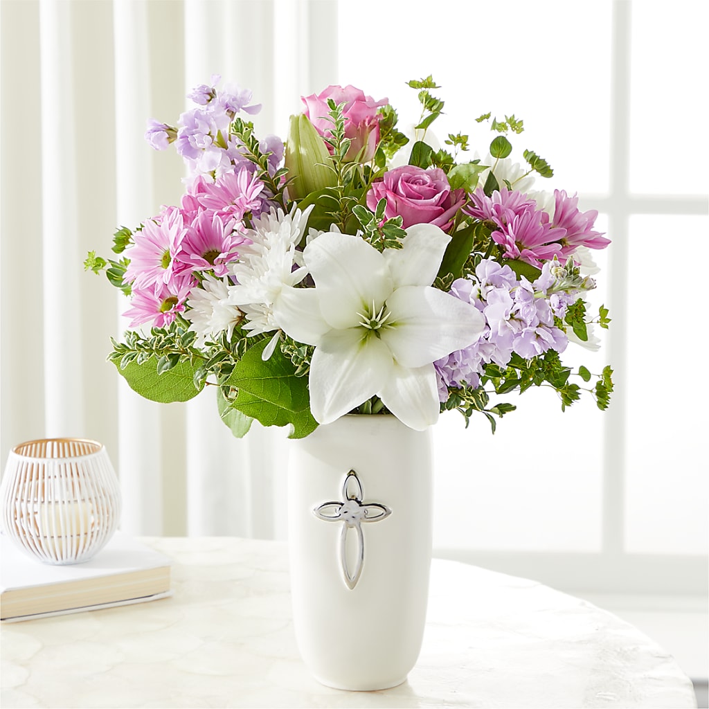 Sacred Space Bouquet – Lakeside Florist, Battle Creek MI