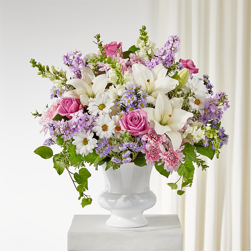 Remarkable Life Urn Arrangement – Lakeside Florist, Battle Creek MI