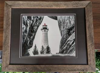 Lighthouse in Rock – Lakeside Florist, Battle Creek MI