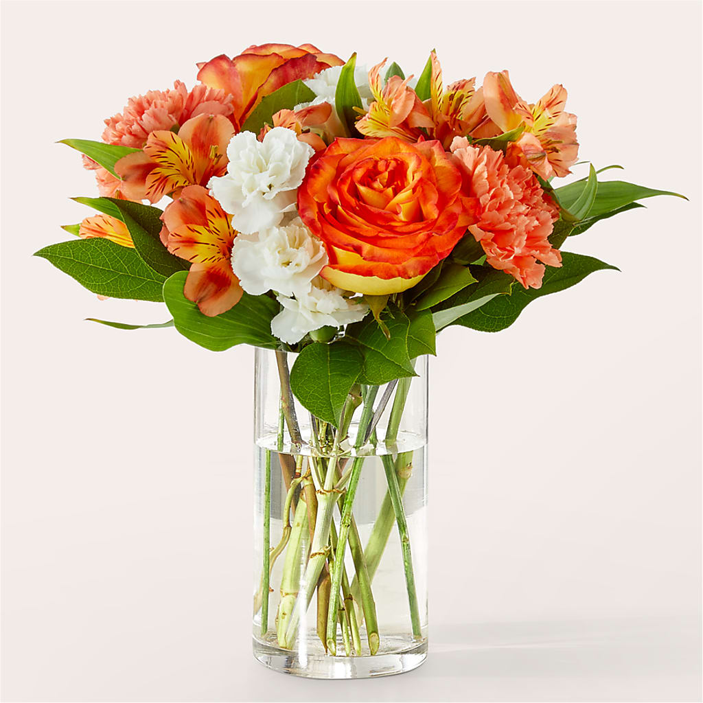Apricot Glow Bouquet – Lakeside Florist, Battle Creek MI