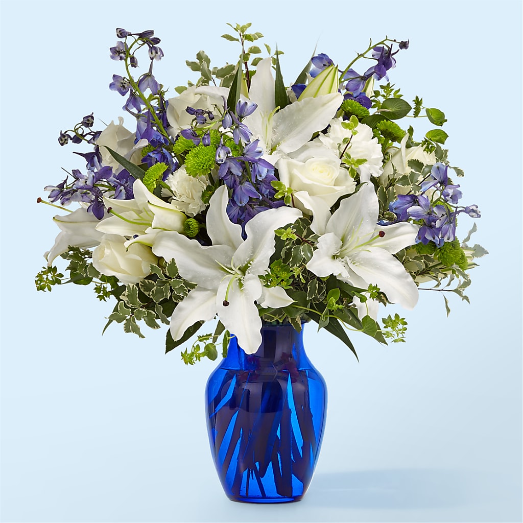 Santorini Bouquet – Lakeside Florist, Battle Creek MI