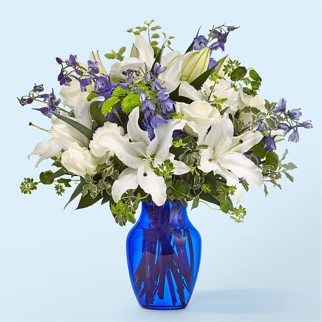 Santorini Bouquet – Lakeside Florist, Battle Creek MI