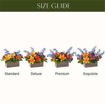Radiant Citrus Box Bouquet –  Lakeside Florist, Battle Creek MI