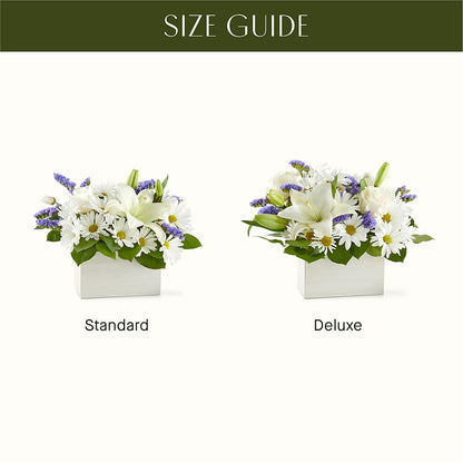 Beyond Blue Box Bouquet –  Lakeside Florist, Battle Creek MI
