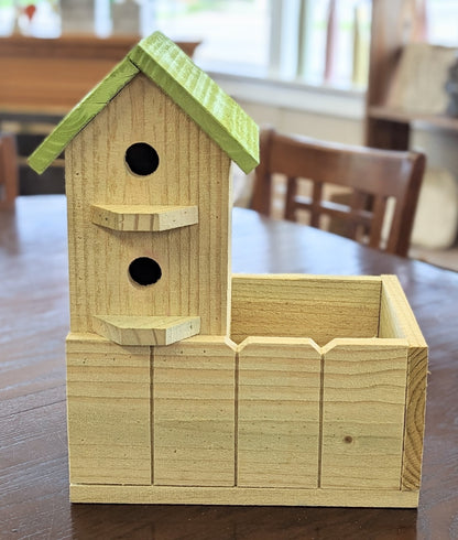 Double Birdhouse –  Lakeside Florist, Battle Creek MI