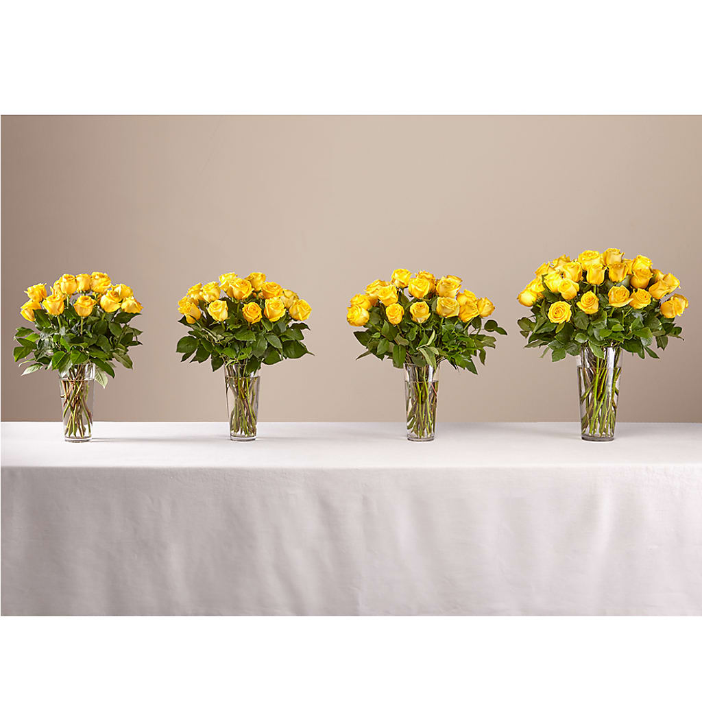 Long Stem Yellow Rose Bouquet –  Lakeside Florist, Battle Creek MI