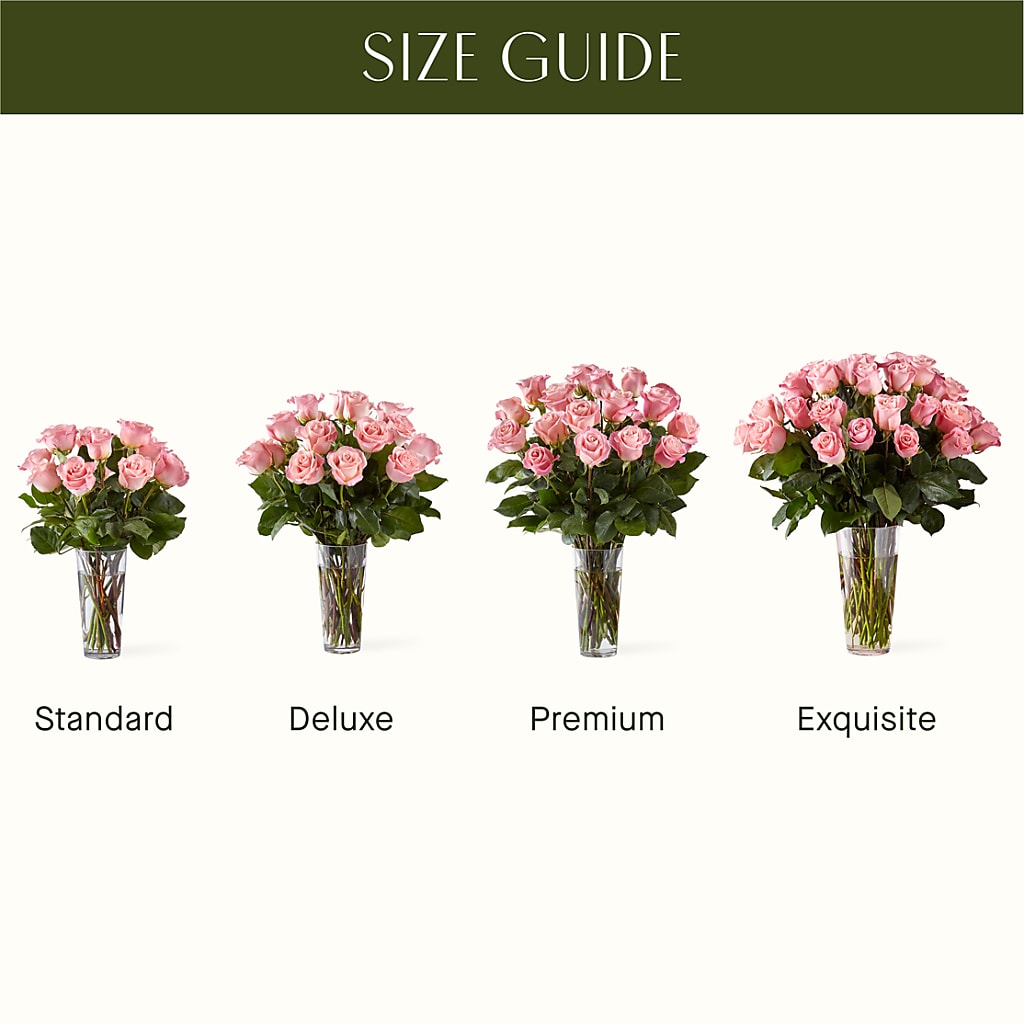 Long Stem Pink Rose Bouquet –  Lakeside Florist, Battle Creek MI