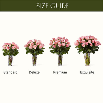 Long Stem Pink Rose Bouquet –  Lakeside Florist, Battle Creek MI