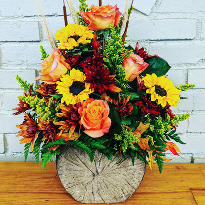 Autumn Cabin –  Lakeside Florist, Battle Creek MI