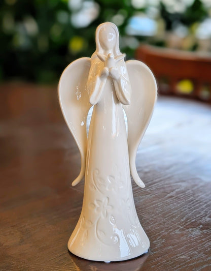 Angel with Dove –  Lakeside Florist, Battle Creek MI