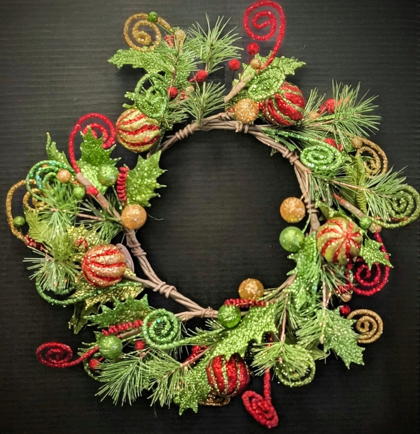 Whoville Grinch Christmas Wreath