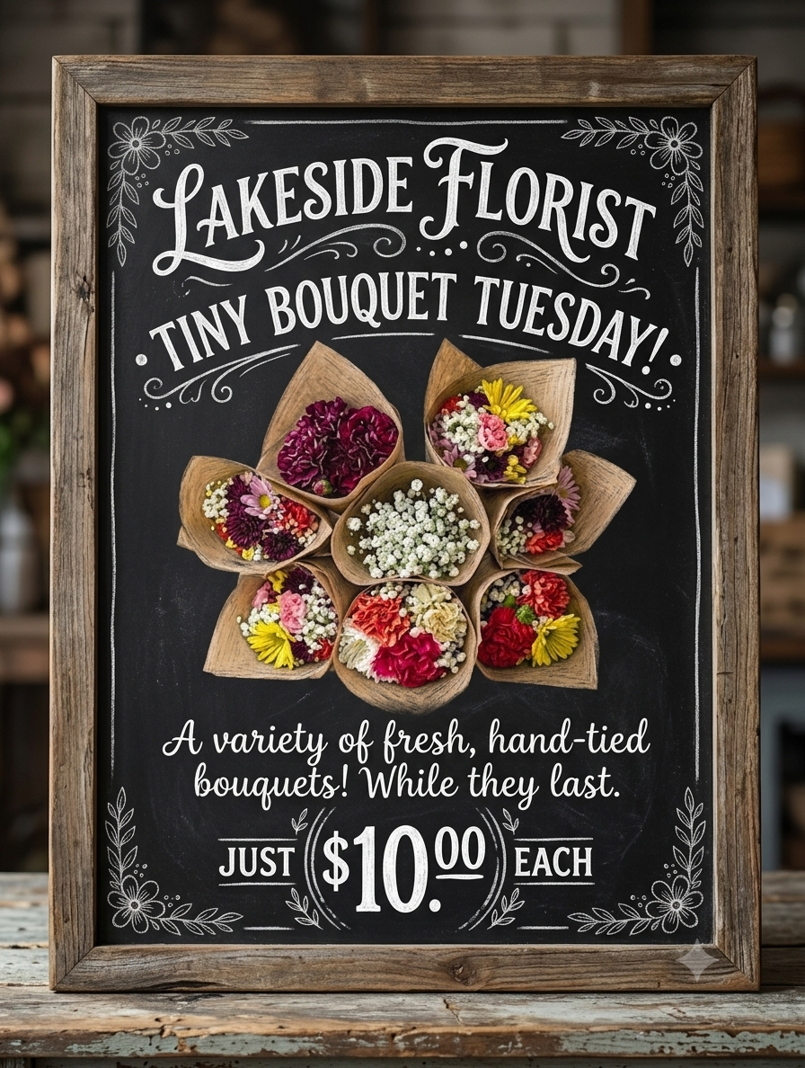 Tiny Bouquet –  Lakeside Florist, Battle Creek MI