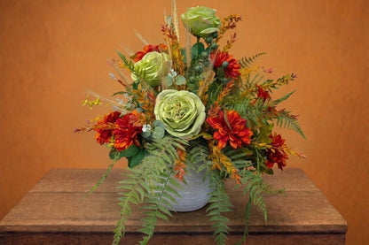Autumn Meadow Centerpiece –  Lakeside Florist, Battle Creek MI