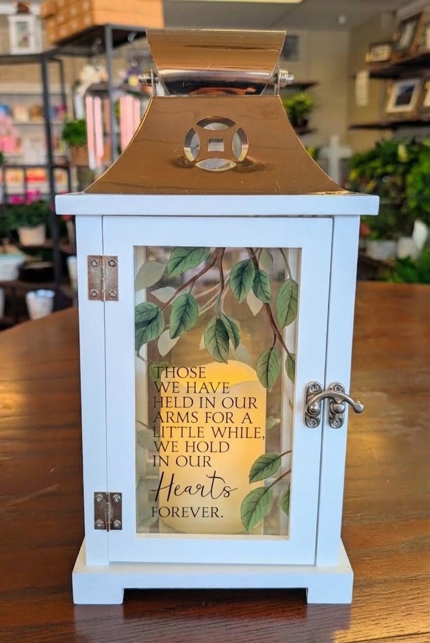 Hearts Forever Lantern  –  Lakeside Florist, Battle Creek MI