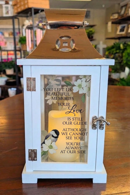 White Bird Lantern –  Lakeside Florist, Battle Creek MI