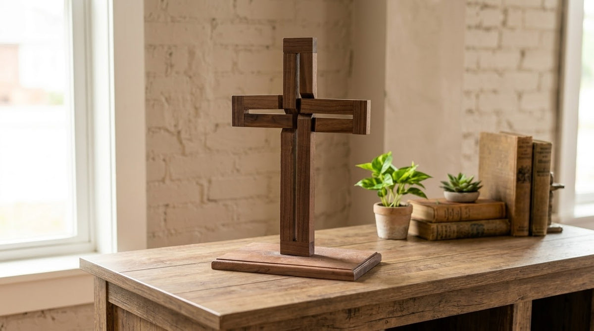 Standing Crosses –  Lakeside Florist, Battle Creek MI