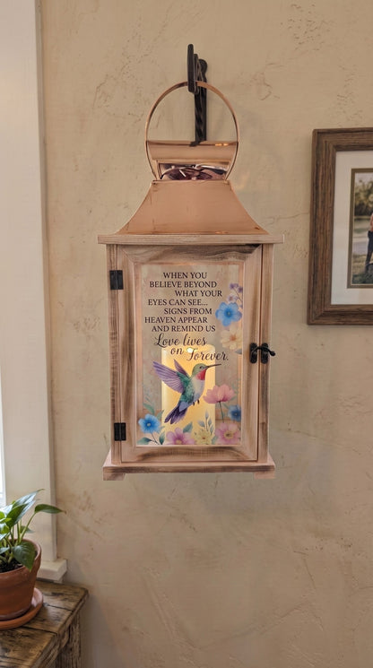 Large Humming Bird Lantern –  Lakeside Florist, Battle Creek MI