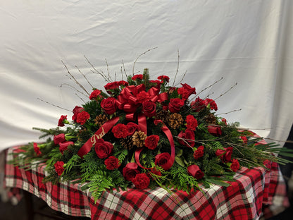 Forest Path Casket Spray –  Lakeside Florist, Battle Creek MI