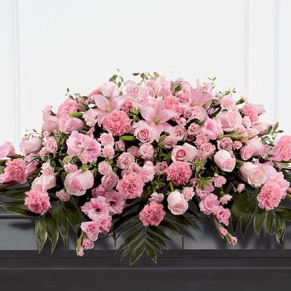 Garden of Comfort Casket Spray (Standard) –  Lakeside Florist, Battle Creek MI
