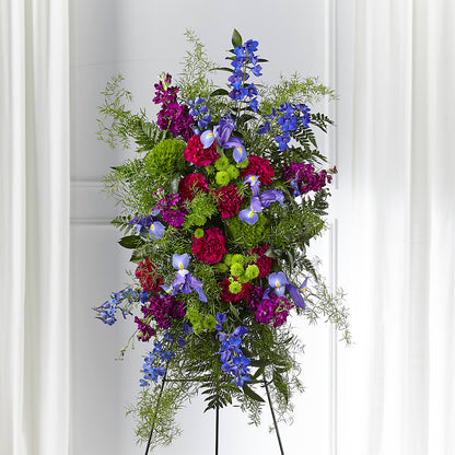 Heavenly Skies Standing Spray –  Lakeside Florist, Battle Creek MI