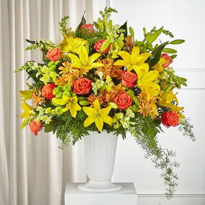 Fall Sentiments Arrangement –  Lakeside Florist, Battle Creek MI