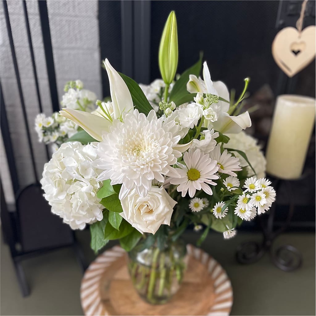 Classic Ivory – A Florist Original –  Lakeside Florist, Battle Creek MI
