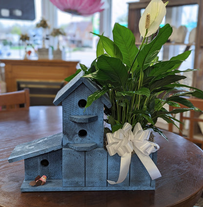 Triple Birdhouse Planter –  Lakeside Florist, Battle Creek MI