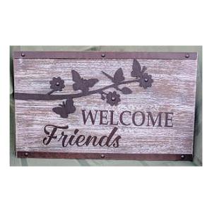 Welcome Friends Sign –  Lakeside Florist, Battle Creek MI